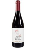 Upright bottle of Cardenal Rodrigo de Castro Tinto 2024 Mencía, Ribeira Sacra, made without added sulfites