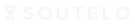 Bodega Soutelo wordmark, light version for use over photography