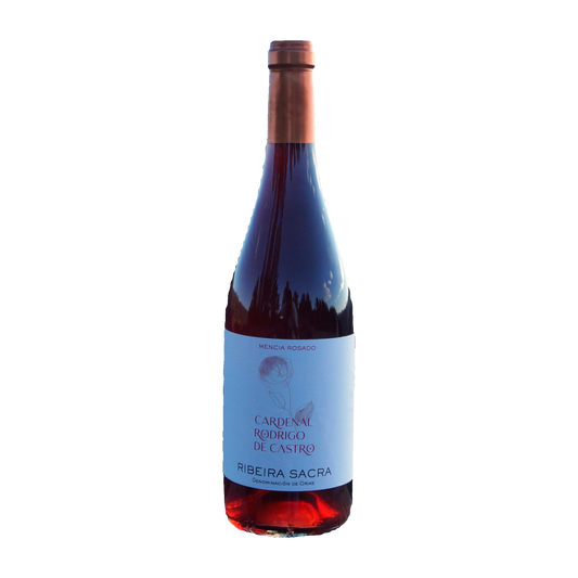 Cardenal Rodrigo de Castro Rosado 2023, Ribeira Sacra Mencía rosé wine bottle