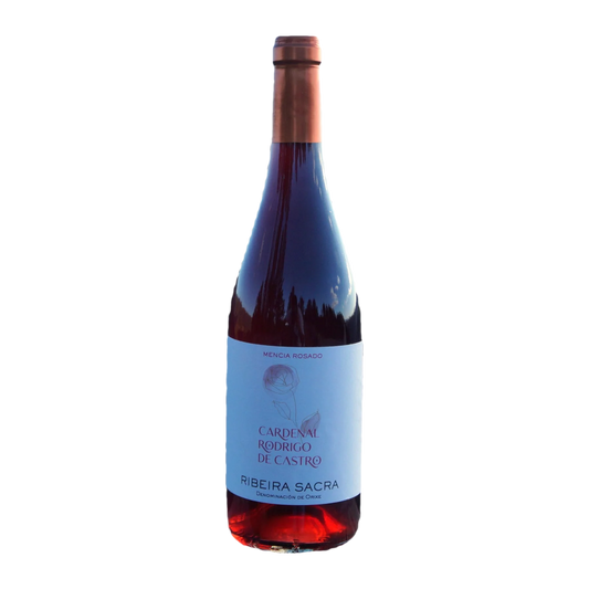 Cardenal Rodrigo de Castro Rosado 2023, Ribeira Sacra Mencia rose wine bottle