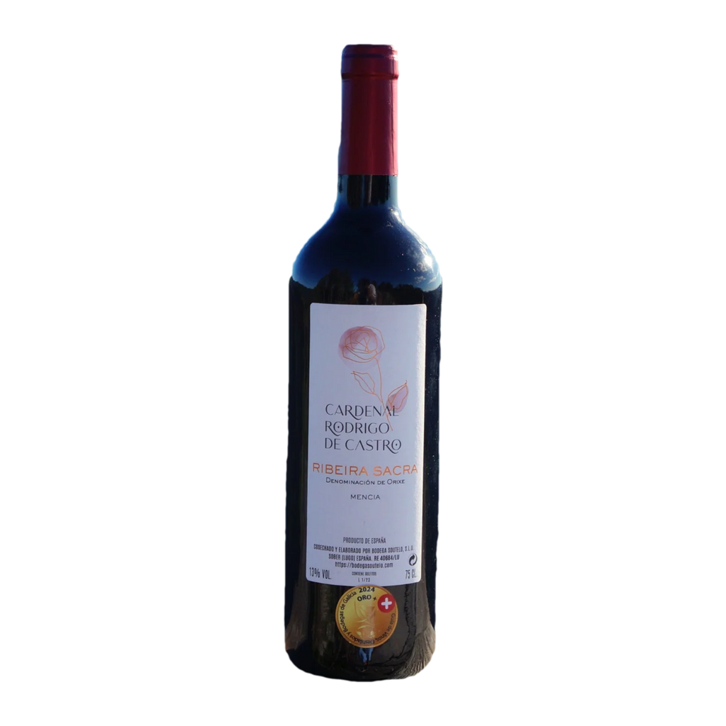 Cardenal Rodrigo de Castro Mencía red wine bottle