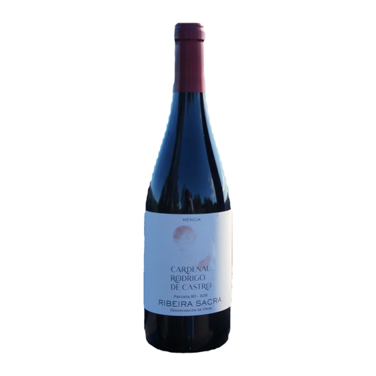 Cardenal Rodrigo de Castro Tinto 2023, Ribeira Sacra Mencia red wine bottle